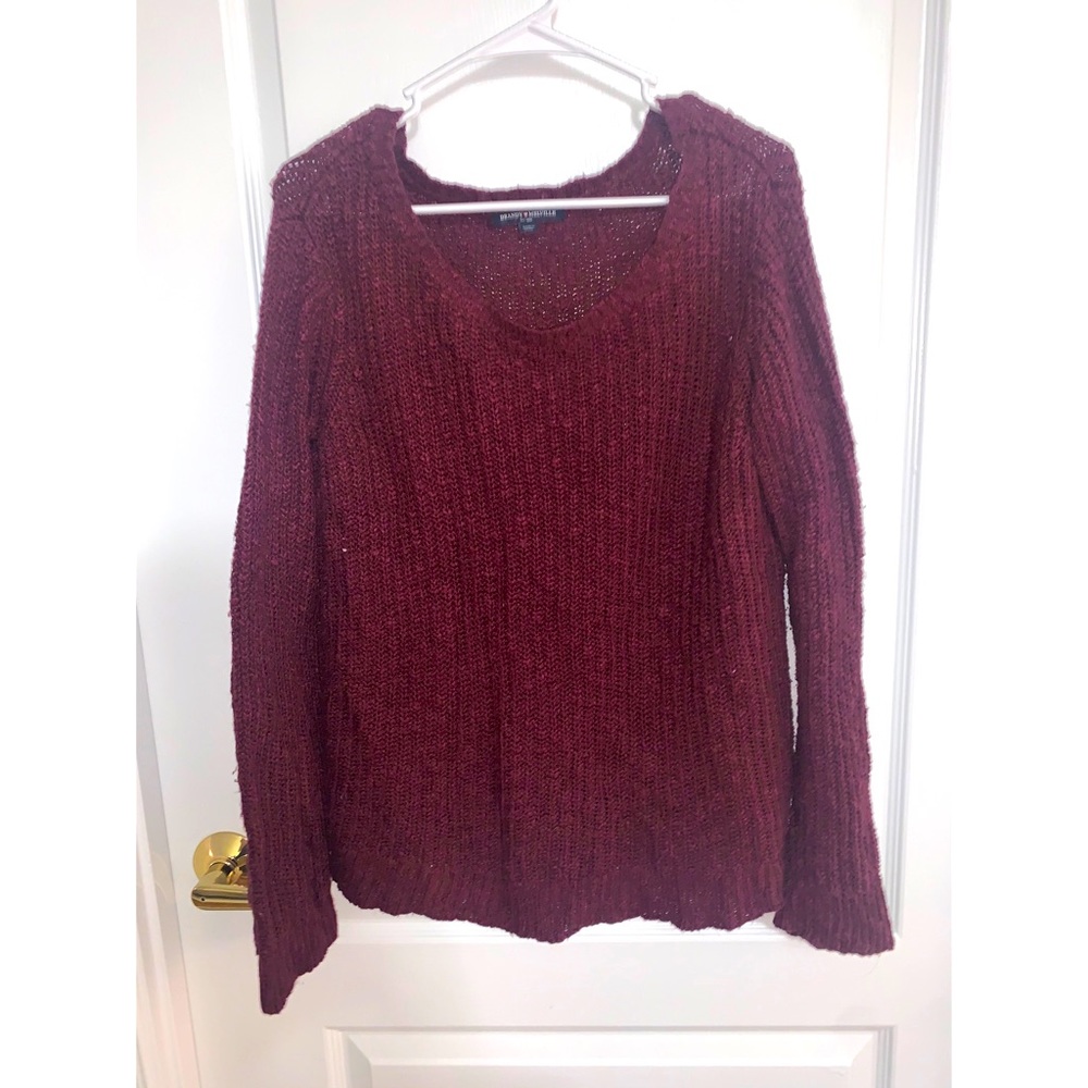 Brandy Melville maroon sweater